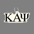 Paper Air Freshener Tag W/ Tab - Greek Letters: Kappa Alpha Psi